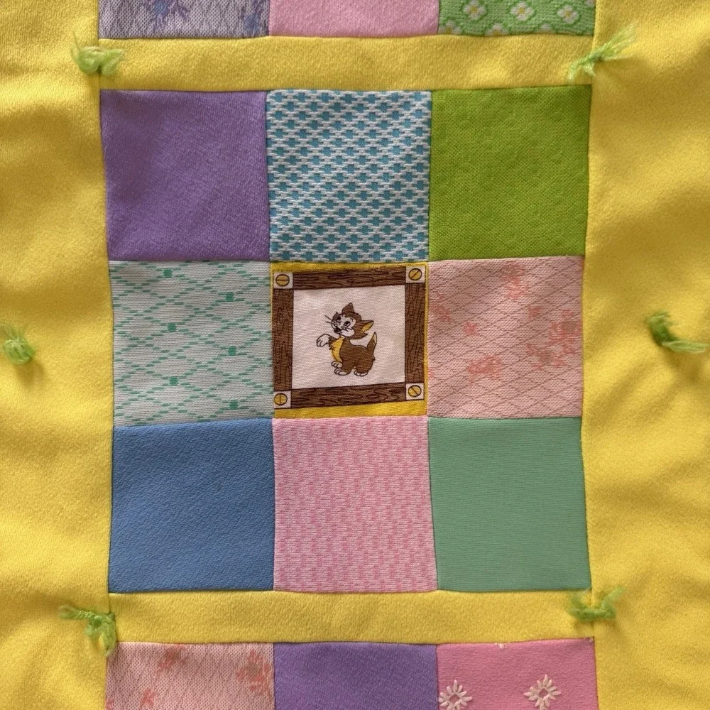 Quilt Patchwork Pinocchio Characters Handmade Baby 36